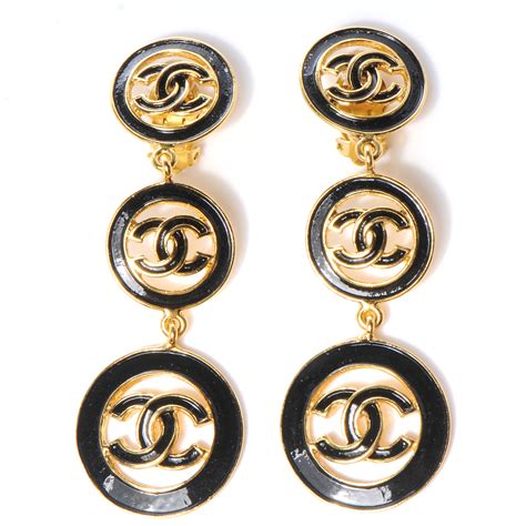 chanel earrings fashionphile|original Chanel earrings.